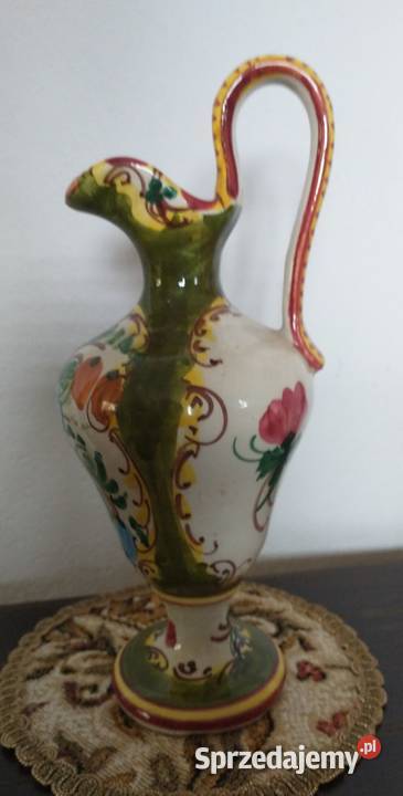 Amforka ceramiczna włoska ręcznie wykonana sprzedam