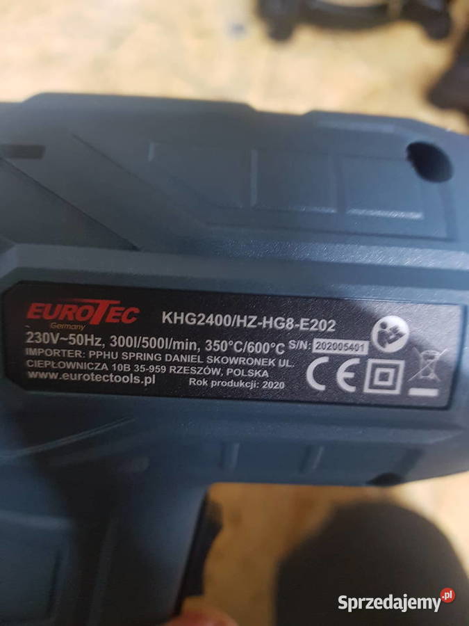 Opalarka elektryczna Eurotec 2400 Wat Głogowa