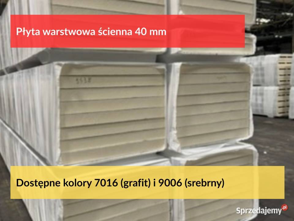 Płyty warstwowe 40 mm płyta obornicka na Puszczykowo