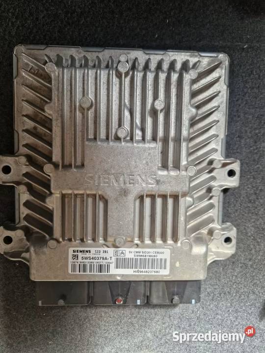 Citroen C6 27 HDi zestaw startowy sterownik Czujniki i sterowniki Czujniki i sterowniki Słupca