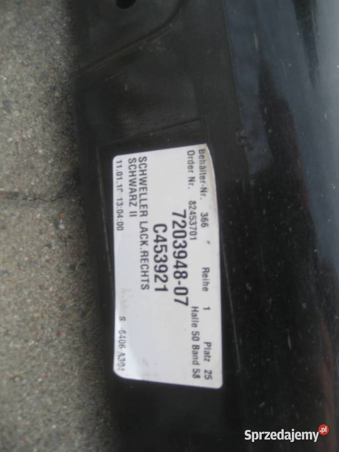 bmw 5gt f07 0913r listwa progowa prawa 7201252 Rakoniewice