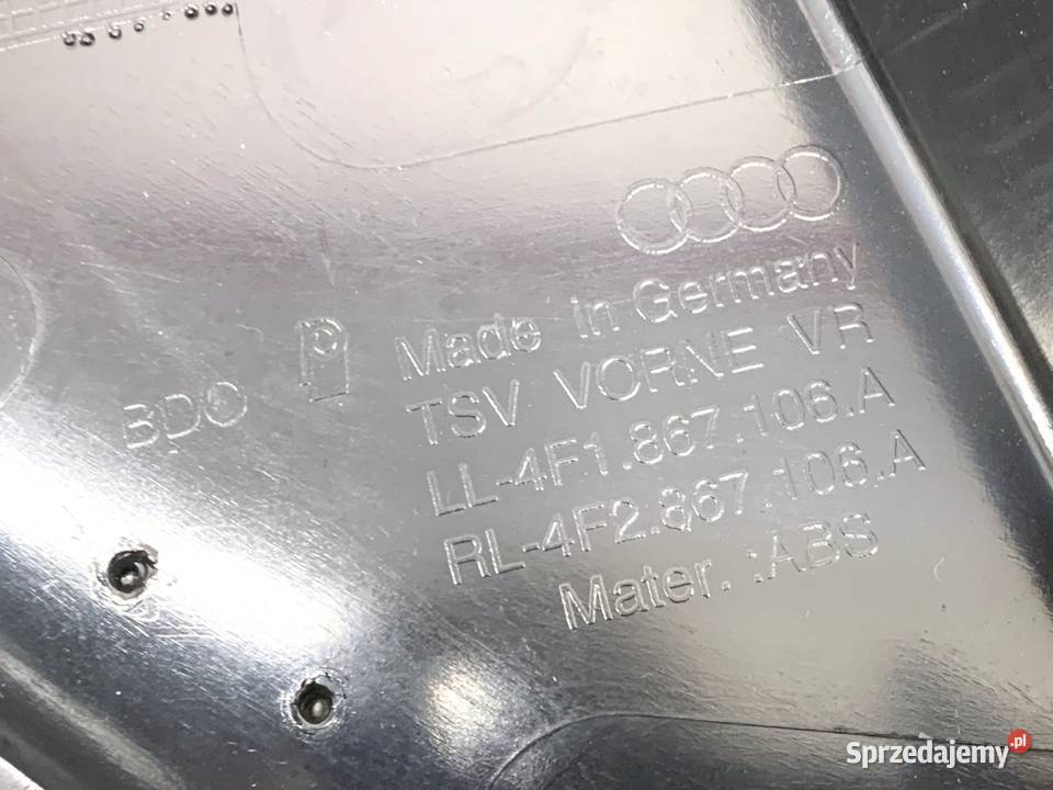 BOCZEK DRZWI PRAWY PRZÓD AUDI A6 C6 Hatchback