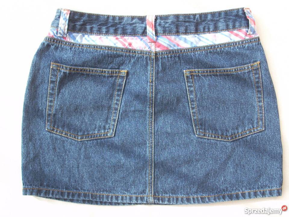 GEORGE Dżinsowa spódniczka z Wstawką 36 S niebieski Nowy Sącz