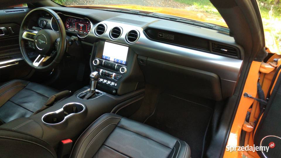 FORD MUSTANG GT V8 450 112020 SALON POLSKA skórzana tapicerka Motoryzacja lubuskie Zielona Góra