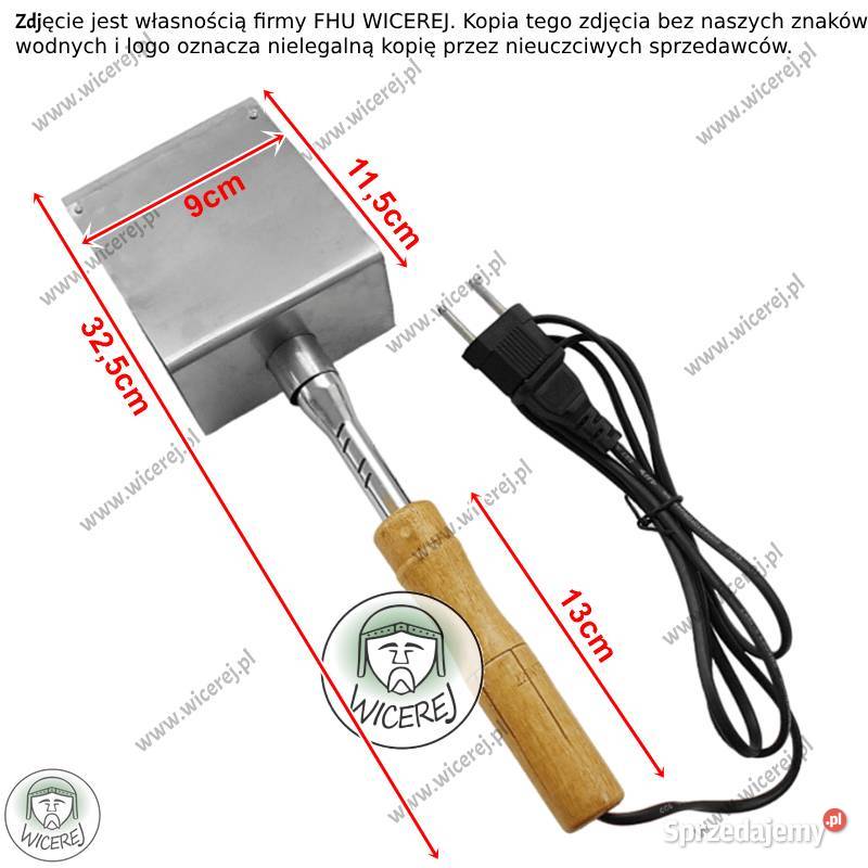 Odsklepiacz czołowy elektryczny do ramek 220V