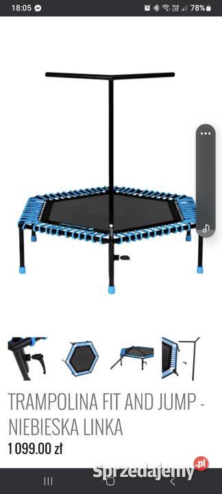 Płock i TRAMPOLINA FIT JUMP Sprzęt do ćwiczeń Machcino