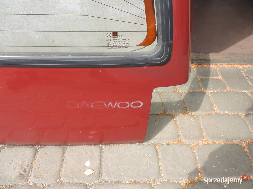 KLAPA TYLNA BAGAŻNIKA DAEWOO TICO Nowy Sącz sprzedam