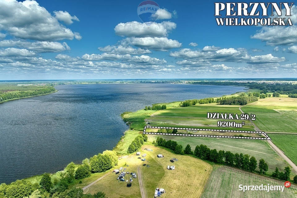 Działka inwestycyjna Jeziorem Zbąszyńskim Perzyny