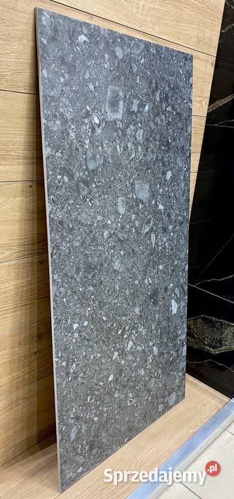 POGRUBIONY gres BETON LASTRIKO 120x60 grafit