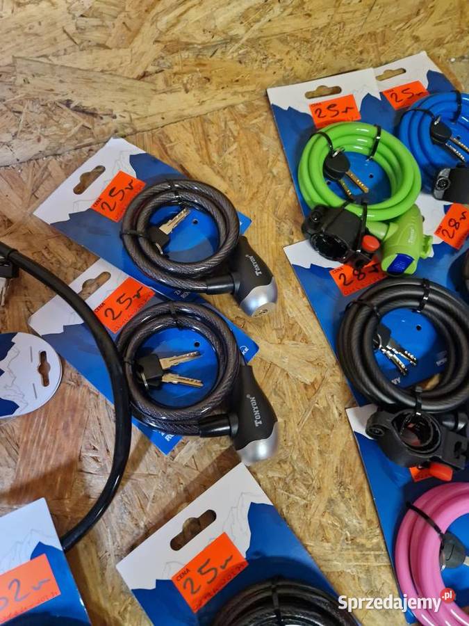 Zabezpieczenie rowerowe linka rowerowa Blokada Głogowa