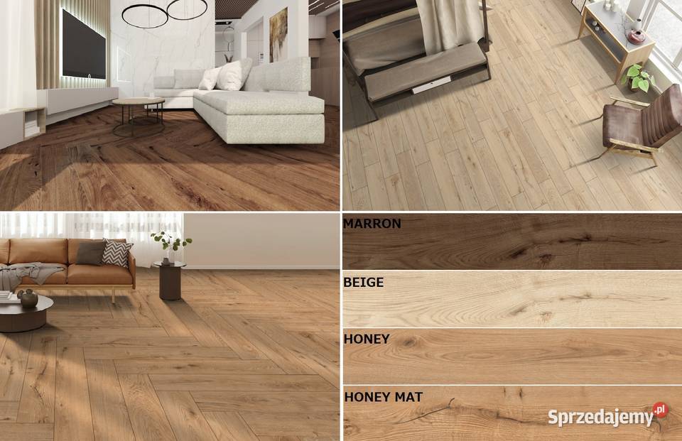 gres 20120 lux marrone beige honey drewnopodobny