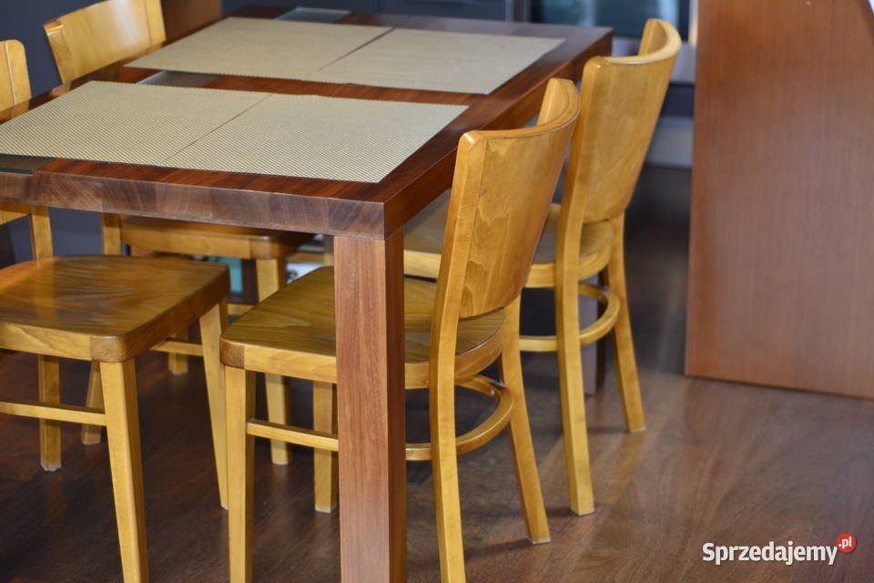 Krzesła drewniane 4 sztuki stan wielkopolskie Poznań