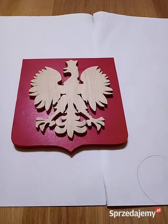 Godło Polski ręcznie robione Handmade drewno 17 Bydgoszcz