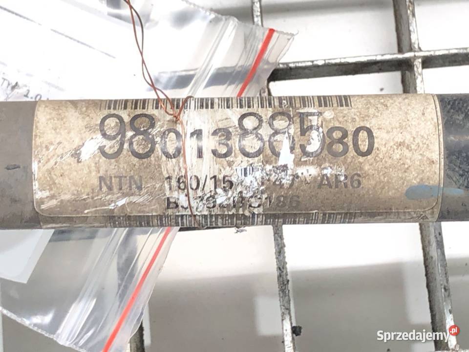 PÓŁOŚ LEWY PRZÓD CITROEN C3 II 9801388580 10 68 osobowe podkarpackie