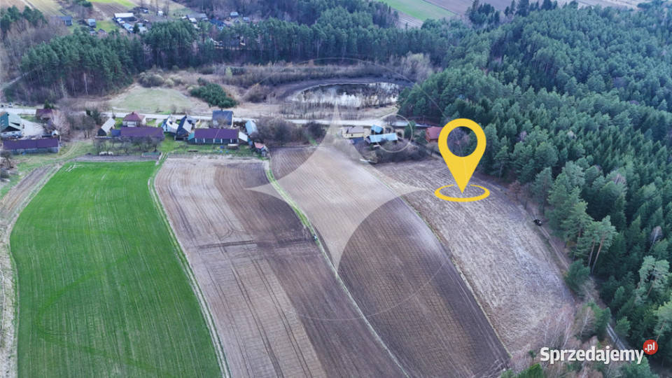 Ucieknij zgiełku działki w Róży gm Susiec