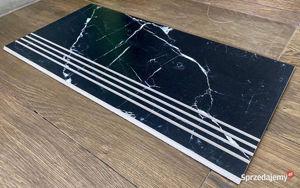 Czarne płytki schodowe 30x60 ANTYPOŚLIZGOWE Łask sprzedam