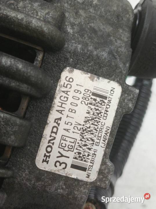ALTERNATOR AHGA56 A5TB0091 13 IDSI Honda Jazz II Rok produkcji 2002 świętokrzyskie sprzedam
