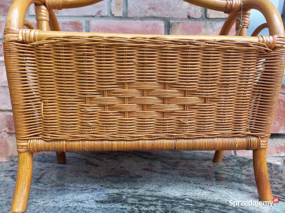 Gazetnik wiklinowy Stojak na gazety 633 Gawroniec