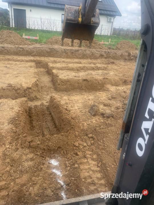 Wynajem mini koparki z operatorem Kraków małopolskie