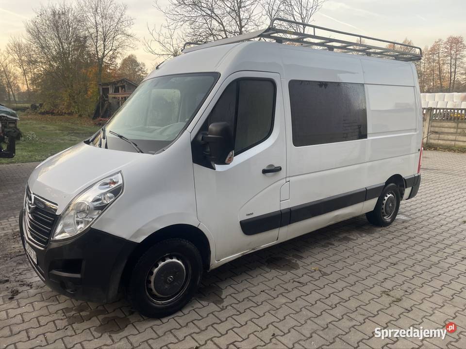 Opel Movano brydadówka 7 miejsc hak łódzkie Poddębice