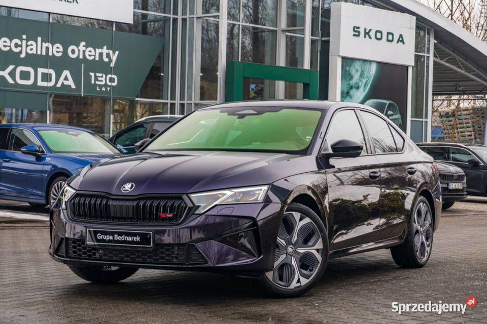 koda Octavia Octavia FL RS 20 TSI 265 DSG światła do jazdy dziennej łódzkie Łódź