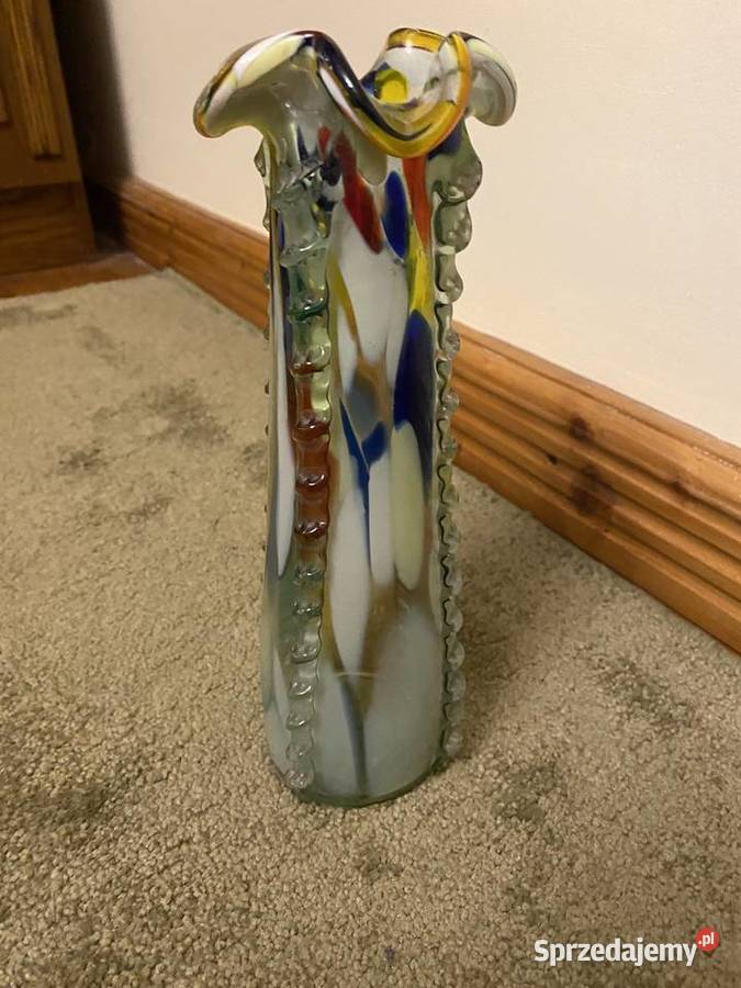 Wazony Krosno szklane PRL