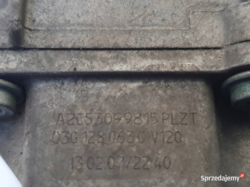 PRZEPUSTNICA Audi A4 B7 20 TDI 03G128063C V120 Chełm