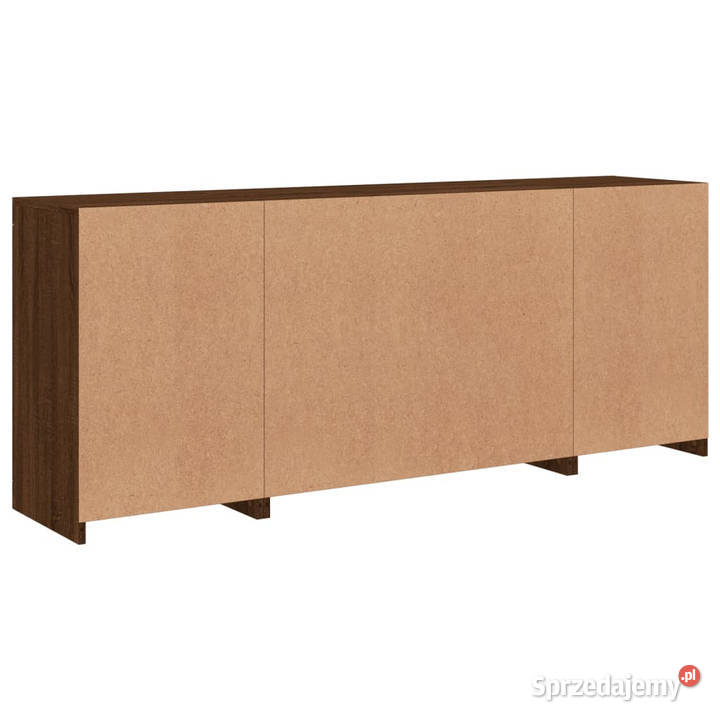 Szafka z oświetleniem LED brązowy dąb 163x37x67 Pozostałe Warszawa sprzedam