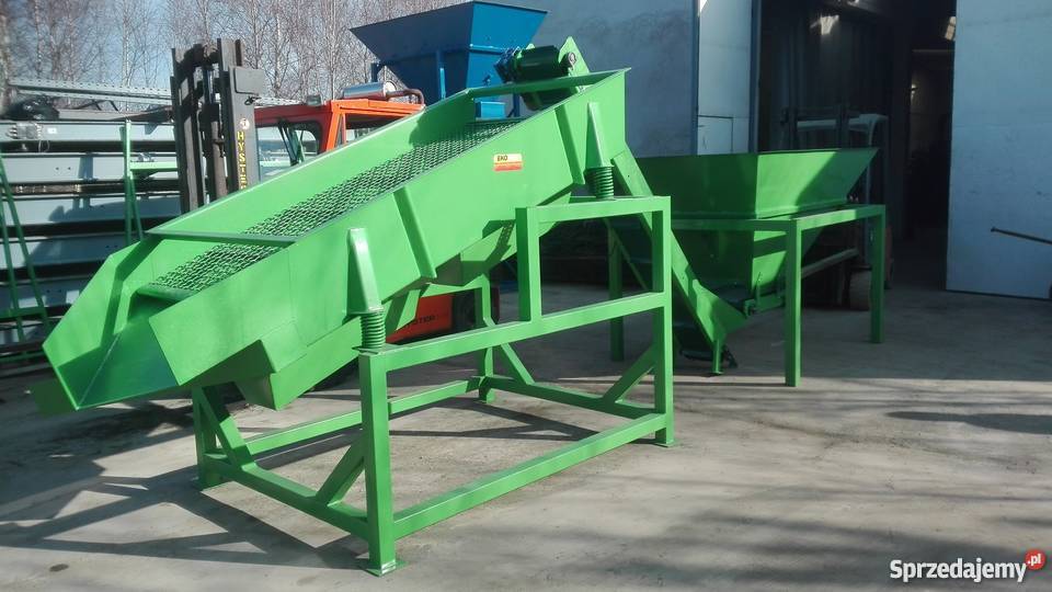 Przesiewacz elektrowibracyjny z koszem Radomsko