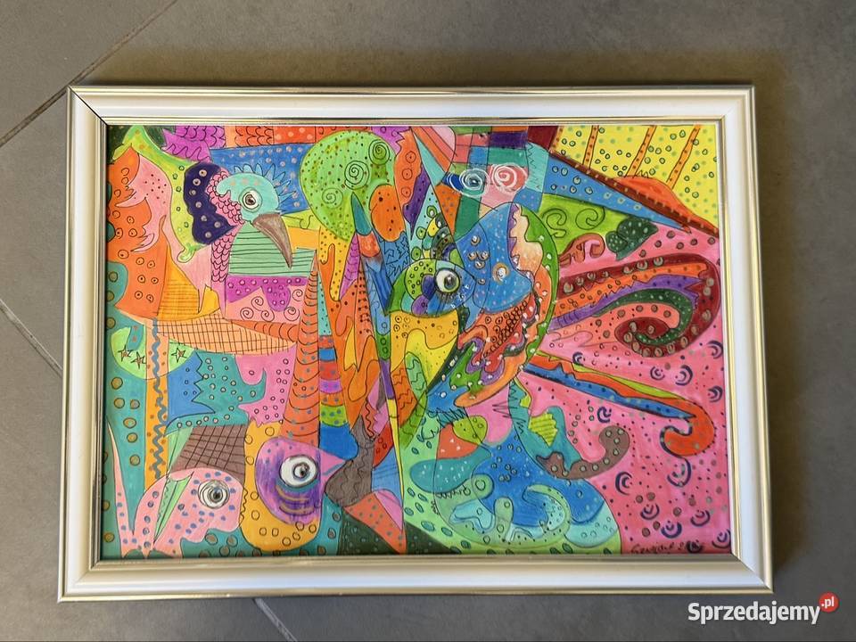 Obraz Struktura A4 oprawiony