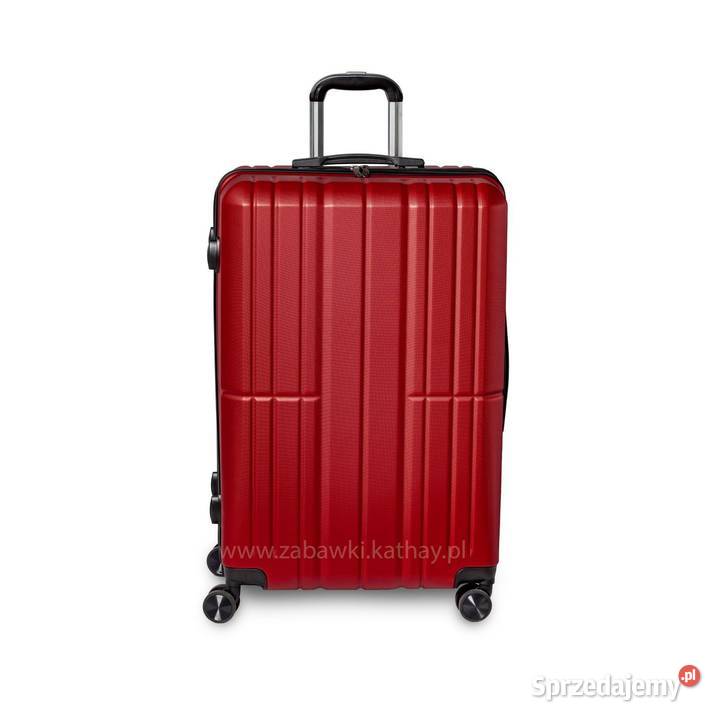 Zestaw podróżnych walizek XXL bordo 3w1 ABS Pozostałe wielkopolskie Poznań
