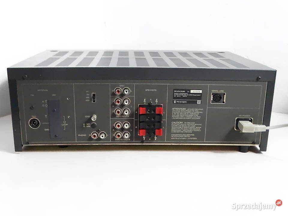 Amplituner REVOX B 285 Legendarny Klasyk HiFi Biłgoraj