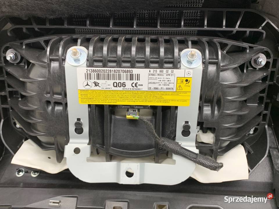 KOKPIT Z PODUSZKĄ PASAŻERA MERCEDES CLS sprzedam