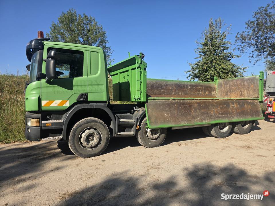 Scania 8x4 hydro burta manual śląskie Łubie
