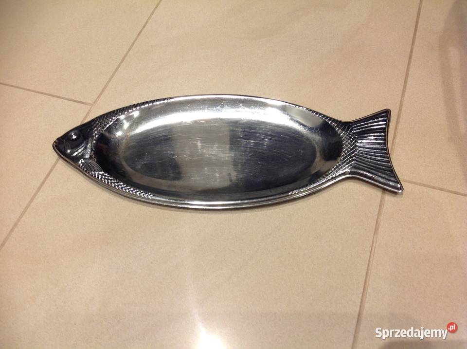 Metalowy Talerz Ryba inny kolor Nowa Sól sprzedam