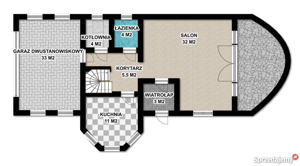 Dom Białołęka Ostródzka 162m2 33m2 garaż s Rok budowy 2014