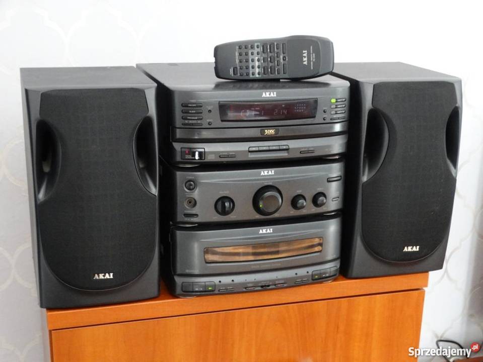 Wieża Akai AX590 kol i pil mocna WYSYŁKA podkarpackie Jasło