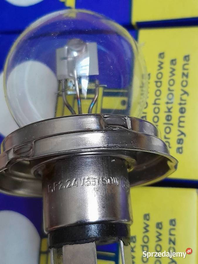 Żarówka samochodowa 24V 5550W polskiej produkcji ciężarowe
