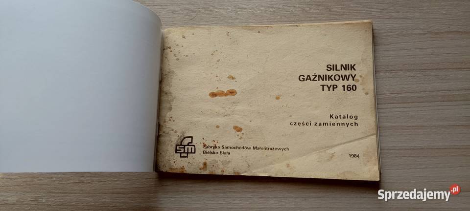 katalog cześci silnik typ 160 oryginał dzik lubelskie Kraśnik