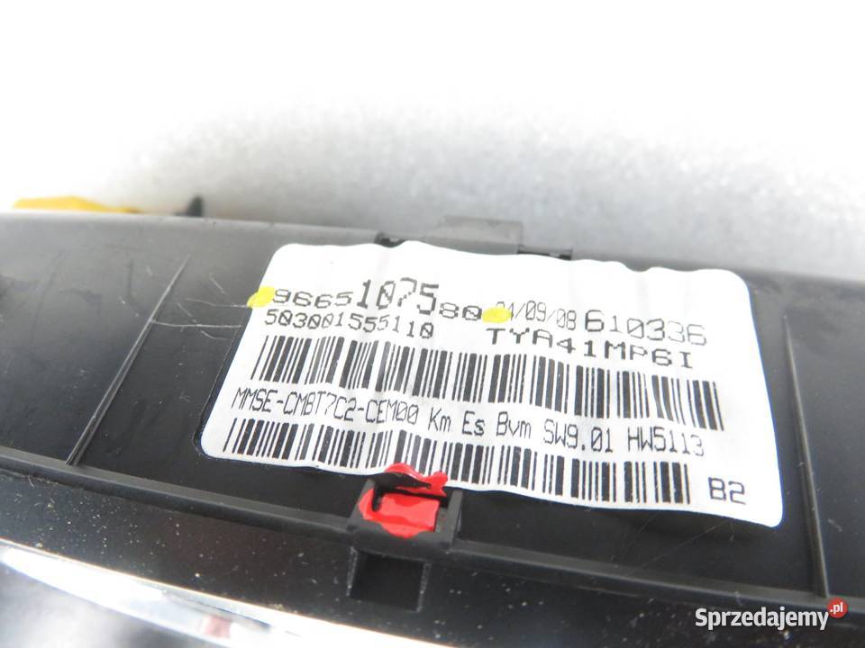 LICZNIK PEUGEOT 308 16 THP 9665107580