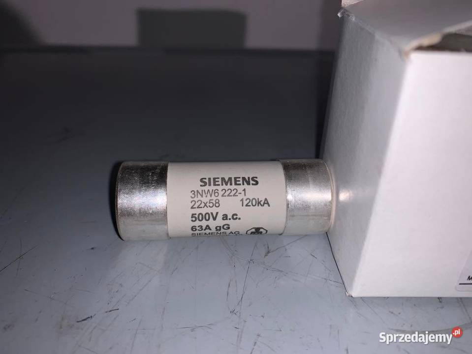Wkładka bezpiecznika cylindrycznego Siemens 3NW6 Warszawa