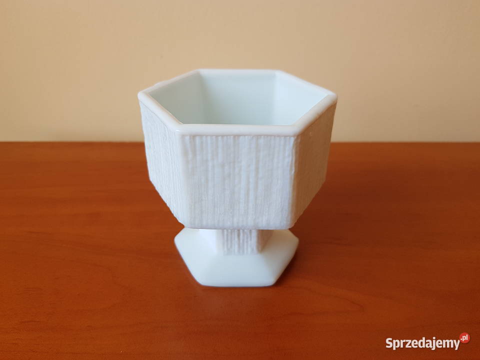 Pucharek Lars lattimo Ząbkowice kolorowe szkło śląskie Dąbrowa Górnicza