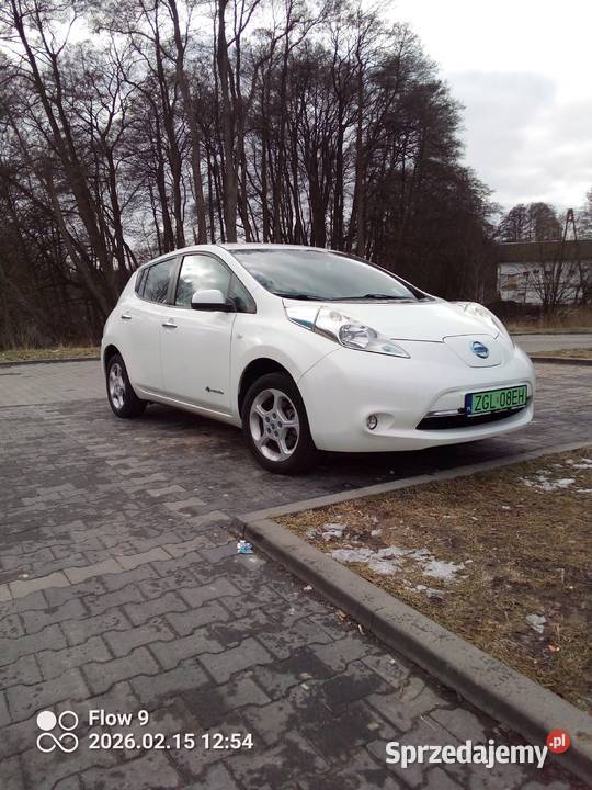 Nissan Leaf 24 kWh mit Batterie TEKNA 2015r 30 Goleniów