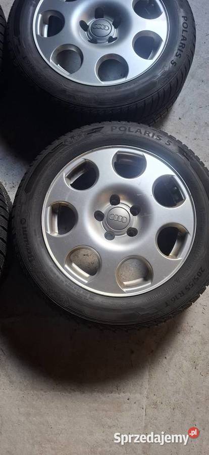 Alufelgi oryginalne Audi A4 B6 B7 A6 5x112 opony Czarne Błoto
