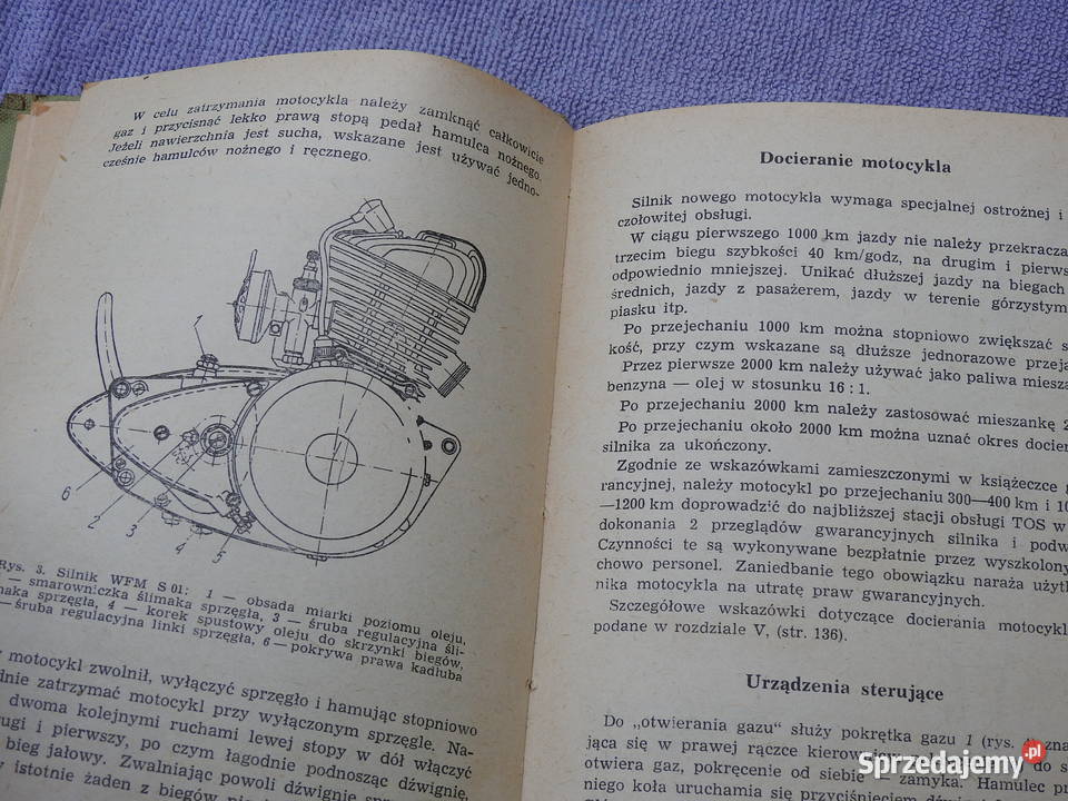WFM 125 Instrukcja Obsługi i Napraw nie SHL WSK mazowieckie Warszawa