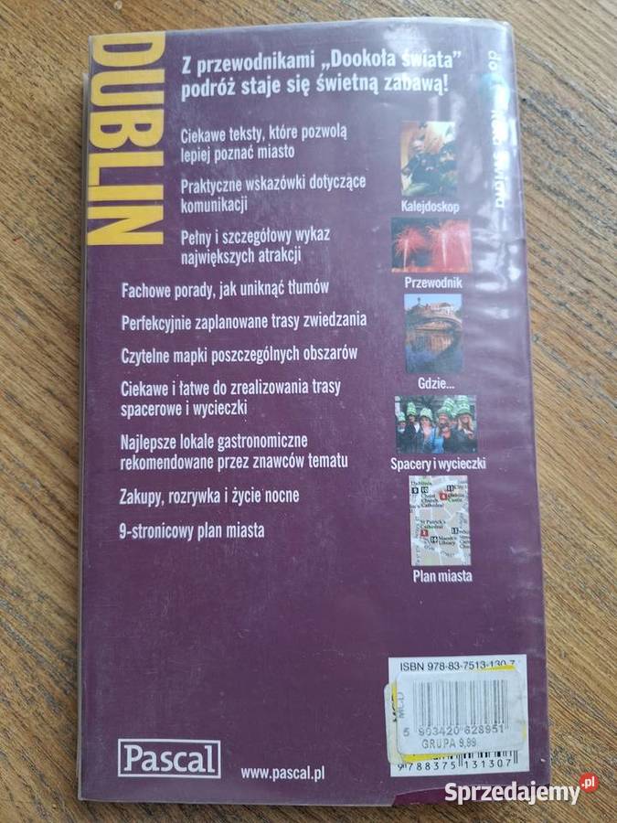 Dublin Pascal miękka z obwolutą małopolskie Kraków