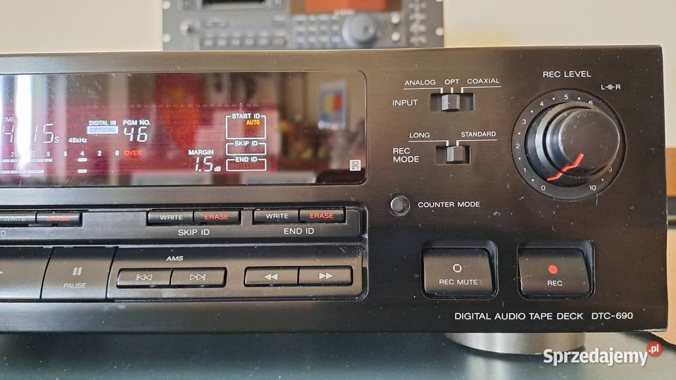 Magnetofon cyfrowy DAT Sony DTC 690 serwisie Magnetofony Białystok