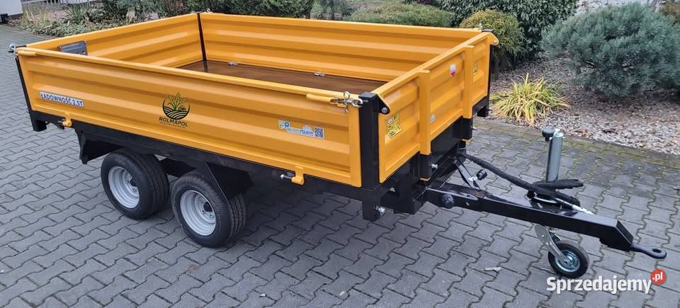 Przyczepa dwuosiowa 25t z wywrotem do tyłu Lesko
