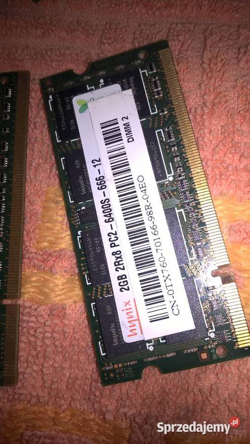 Pamięć KINGSTON HYNIX laptop DDR2 2GB Kraków