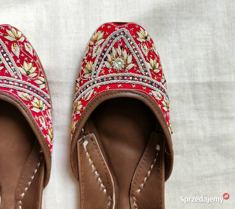 Indyjskie buty baleriny khussa 37 zdobione zachodniopomorskie Szczecin